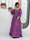 PC N02 Bandhani Printed Gamathi With Real Mirror Work Gown Wholesale Market In Surat
